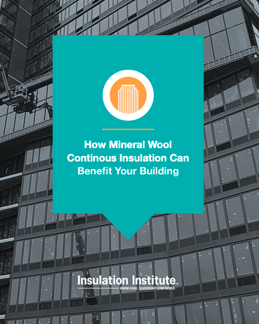 New Release Mineral Wool as Continuous Insulation